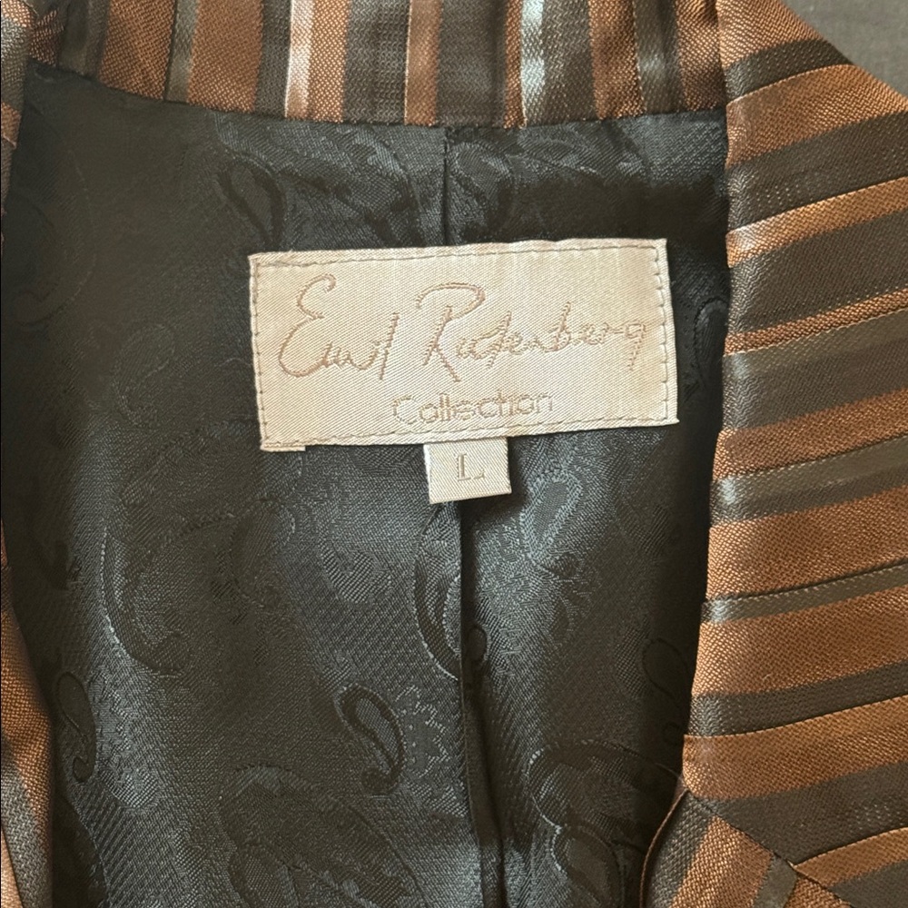 Earl Rutenberg Collection Striped Blazer Jacket - Picture 8 of 17